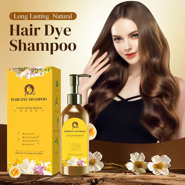 Japanese Long Lasting Natural Hair Dye Shampoo ( Buy 1 Get 1 Free)